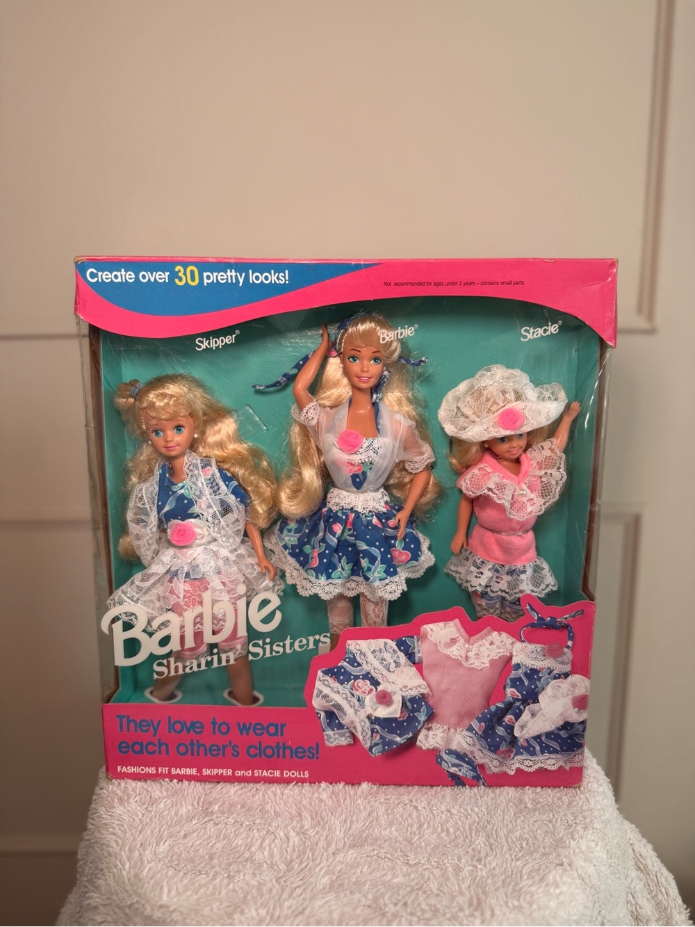 Vintage Barbie Sharing Sisters Doll Set NIB